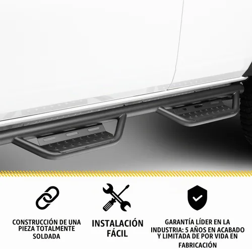Vista 3 de N-Fab Nerf Steps RS Negro texturizado, rueda a rueda 507416412 Compatible con Jeep Wrangler JK 2007-2018 de 4 puertas, SRW Gas Negro