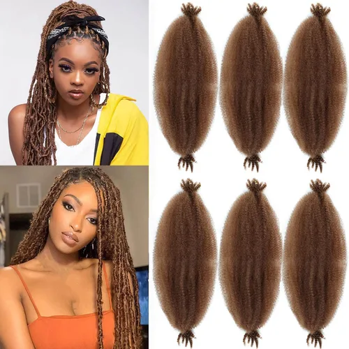 Vista 37 de Trenzas Afro Twist de 12 pulgadas - Cabello trenzado al crochet estilo Afro (12 pulgadas (Paquete de 3), 30#)