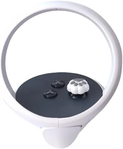 Vista 3 de VicRole Tapa de agarre para pulgar gris para Meta Quest 2 Quest Pro, tapas de silicona para PS VR2, cubierta protectora para controlador