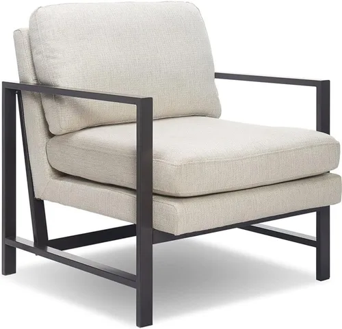 Vista 18 de Tommy Hilfiger Russell - Silla Accent, respaldo de almohada medio-suave, sillón moderno e industrial de mediados de siglo, cómoda silla para sala