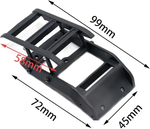 Vista 4 de Escaleras retráctiles de simulación para 1/10 RC Crawler Car TRX4 SCX10 D90 YK4082 Decoración