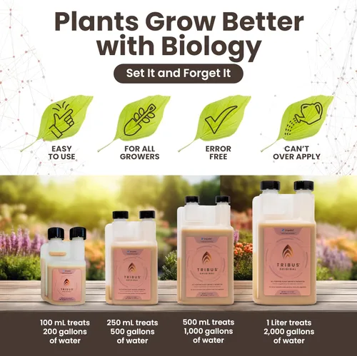 Vista 6 de Tribus - Inoculante microbiano orgánico Potenciador de raíces para plantas, aumenta el rendimiento de las plantas, el crecimiento de las raíces