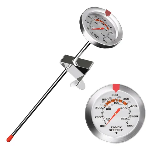 Vista 10 de Extra grande termómetro de horno de 3" con dial de fácil lectura Medidor de temperatura preciso de 150-600°F para cocina, horneado, parrilla
