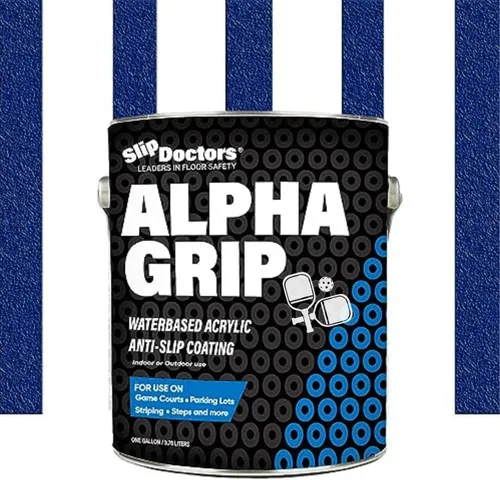 Vista 16 de Alpha Grip Pintura Antideslizante para Concreto y Asfalto – Revestimiento Antideslizante Ideal para Marcar Estacionamientos, Patios de Juegos y Negro