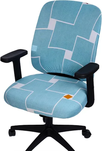 Vista 27 de Melaluxe Funda para silla de oficina de computadora, funda universal protectora y elástica para silla giratoria elástica