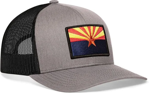 Vista 55 de HAKA Gorra de béisbol unisex con diseño de bandera del estado Gorra de béisbol de malla de camionero