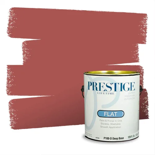 Vista 648 de Prestige Paints Pintura exterior e imprimación en uno, 1 galón, plano, coincidencia comparable de Valspar* Amber Rose*