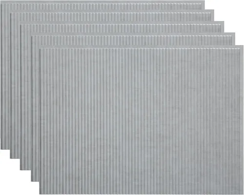 Vista 19 de FASÄDE Panel decorativo de mosaicos de vinilo en bermuda bronce (muestra de 6x6 pulgadas)