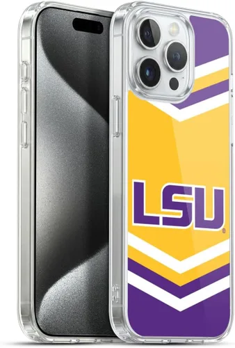 Vista 274 de Head Case Designs Funda de gel suave con licencia oficial de la Universidad Estatal de Louisiana LSU Camou compatible con Apple iPhone 7 Plus/iPhone