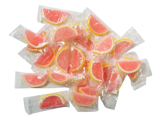 Vista 12 de Boston Fruit Slice - Dulces gomosos gourmet envueltos individualmente, caja de 1 libra (sandía)
