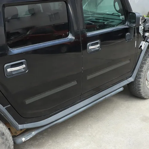 Vista 5 de Body Side Molding Trim Door Protector Fit for Hummer H2 2003-2009