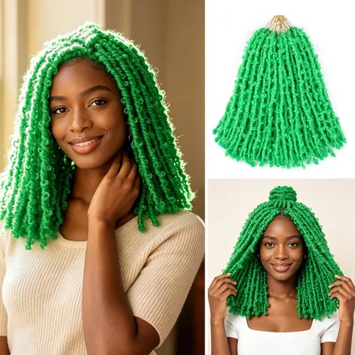 Vista 46 de Superlight Butterfly Locs - Cabello de ganchillo de 12 pulgadas, 6 paquetes