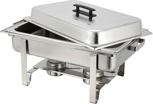 Vista 2 de Winco Newburg - Chafer de acero inoxidable, 8 cuartos de galón