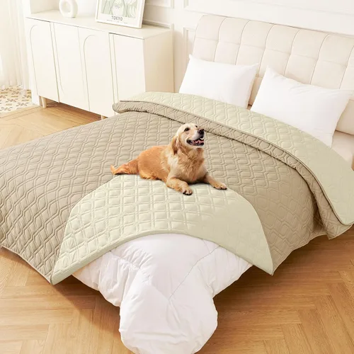 Vista 11 de Manta impermeable para cama de perro, mantas suaves para mascotas, funda impermeable para sofá para perros, fundas reversibles lavables para muebles