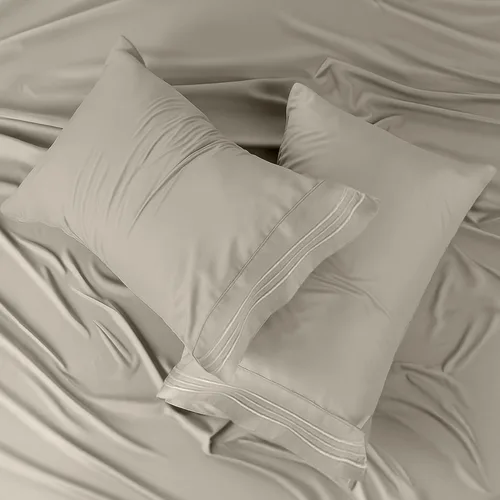 Vista 131 de LUX Décor - Juego de sábanas Twin de microfibra ultrasuave de 3 piezas con sábana encimera, sábana bajera de 16 pulgadas de profundidad y funda
