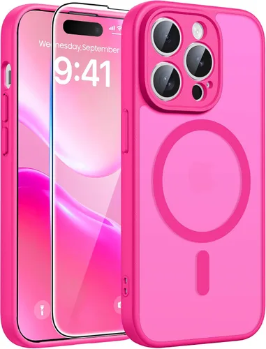 Vista 104 de FNTCASE para Samsung Galaxy Z Fold 7 Estuche Magnético: Funda de Teléfono Celular con Textura Mate Translúcida, Protección contra Caídas de Grado