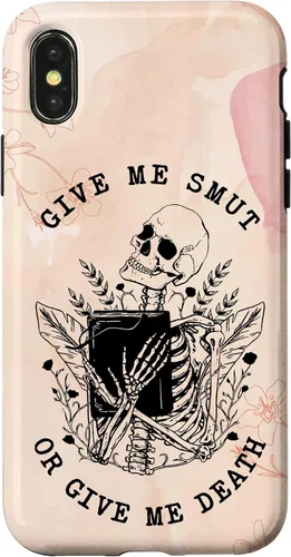 Vista 5 de iPhone 16 Romance Book Lover Smut Reader Give Me Smut Or Give Me Death Case