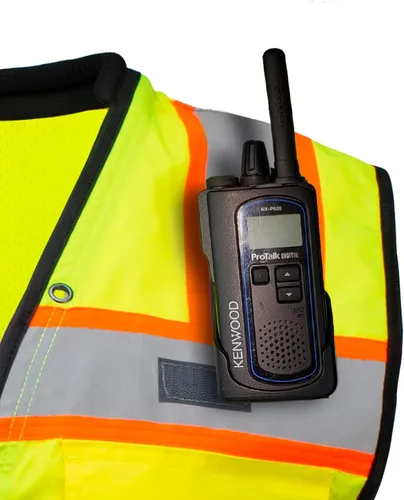 Vista 4 de SU500 Premium Surveyors Clase 2 Chaleco resistente, bolsillos para tableta y acolchado para el cuello