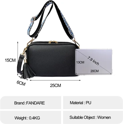 Vista 4 de FANDARE Crossbody Bags for Women Ultra-light Shoulder Bag