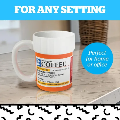 Vista 6 de Taza original de prescripción médica Bigmouth Inc