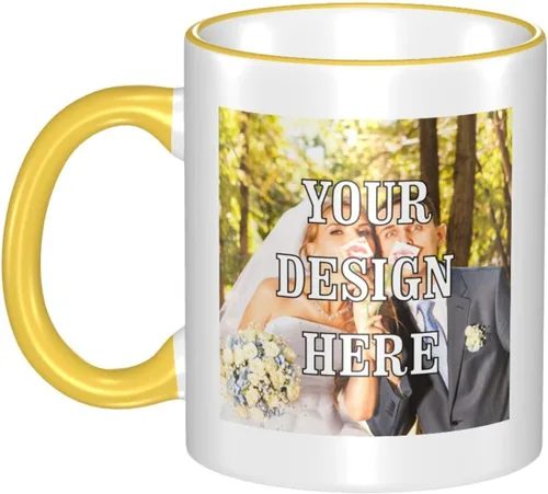 Vista 7 de Taza de café personalizada, tazas personalizadas con logotipo y foto, taza personalizada, diseña tu propia taza de café personalizada, regalos