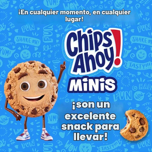 Vista 9 de CHIPS AHOY! Mini galletas originales con chispas de chocolate, 12 Go-Paks