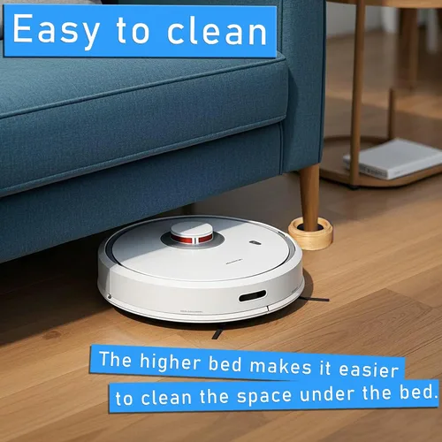 Vista 4 de Elevadores de cama resistentes de 1 pulgada, elevadores de cama, elevadores de muebles, ideal para almacenamiento debajo de la cama, mesa