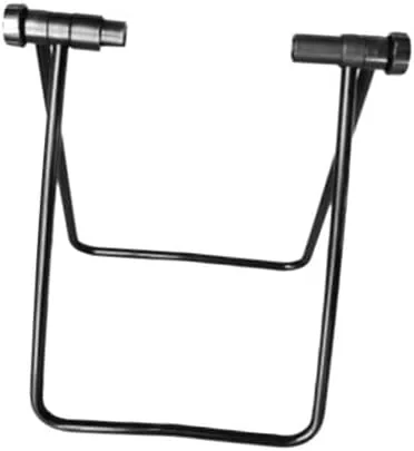 Vista 6 de Kisangel Soporte de cubo de rueda de exhibición de bicicleta de metal ajustable, negro, 11