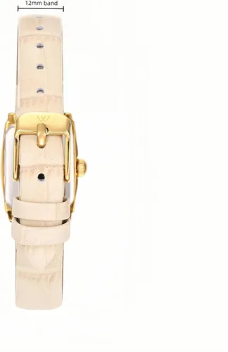 Vista 3 de Wristology Reloj vintage para mujer, estilo art deco, con caja rectangular, intercambiable, ajustable, esfera analógica fácil de leer