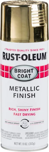 Vista 18 de Rust-Oleum 7715830 Stops Rust Bright Coat Pintura en Aerosol Metálica, 11 Oz, Aluminio