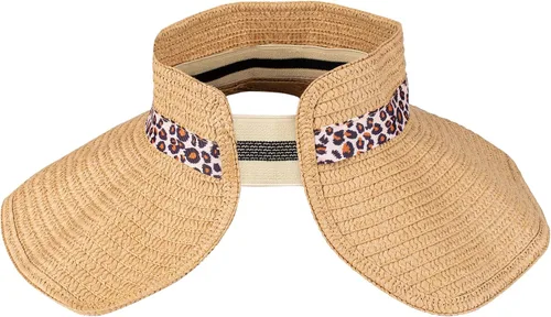 Vista 4 de Jessica Simpson Sombrero de visera de paja plegable para mujer