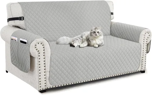 Vista 19 de XINEAGE Funda para Sillón Reclinable Resistente al Agua, Fundas Antideslizantes para Silla Reclinable con Bolsillos, Fundas Acolchadas Gruesas