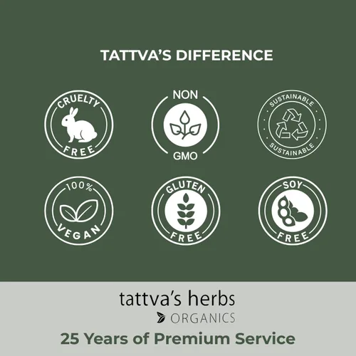 Vista 3 de Tattva's Herbs Mucuna Pruriens orgánico – L-Dopa natural, apoyo a la dopamina, vegano y sin gluten – 240 cápsulas (paquete de 2) Premium
