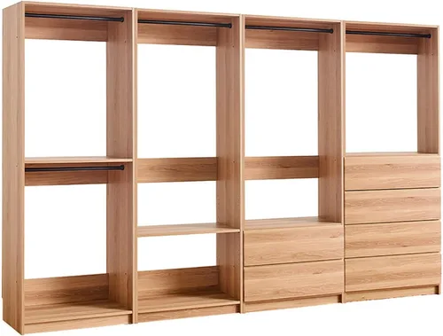 Vista 19 de Maykoosh Organizador de sistema de armario - Armario personalizable con vestidor de almacenamiento negro/modelo D 1 armario