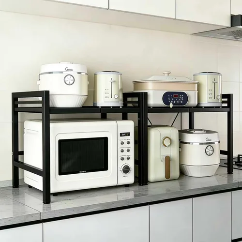 Vista 5 de Soporte extensible para horno microondas de 2 niveles con 6