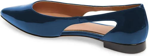 Vista 4 de Zapatos planos de moda de primavera con puntera puntiaguda para mujer, elegantes, entretejidos, informales, elegantes, de tacón bajo, cómodos