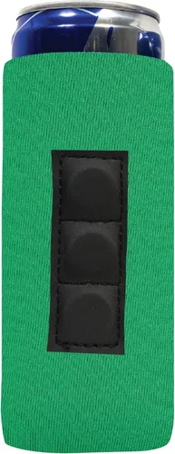 Vista 43 de QualityPerfection Funda magnética delgada para enfriar latas, cerveza/energía, 3 imanes vs 2 imanes, industria estándar, 12 onzas, tamaño delgado