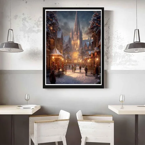 Vista 3 de VAIIEYO Kits de pintura de diamantes para adultos, Navidad, kit de arte de diamantes 5D para principiantes, pintura de bricolaje con diamantes