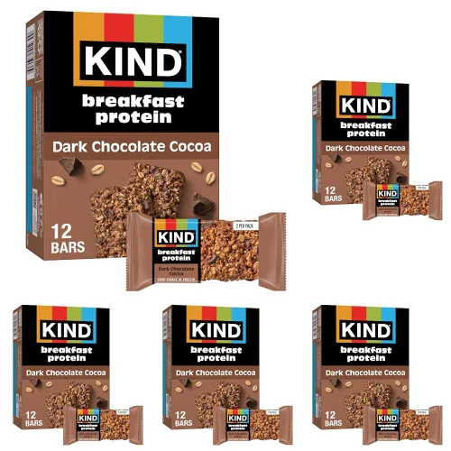 Vista 12 de KIND - Barras de proteína para el desayuno, mantequilla de almendras, snacks saludables, libres de gluten, con 8g de proteína, 6