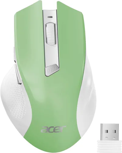 Vista 14 de Acer ratón inalámbrico para portátil, ratón de computadora de 2.4GHz 3 niveles de DPI ajustables, ratones USB inalámbricos de oficina con receptor