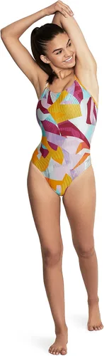Vista 2 de Speedo Women's Swimsuit One Piece Prolt Volt Back Printed