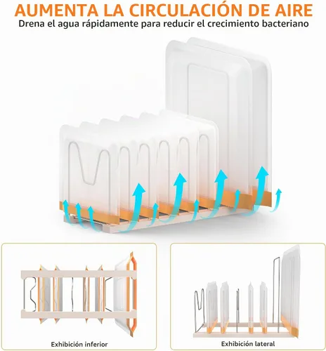 Vista 7 de Estante de secado de bolsas reutilizable, estante de secado de bolsas de silicona, estante de secadora para galón Ziplock, aperitivos, bolsas