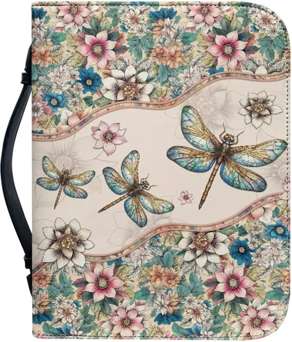 Vista 43 de Cubierta de la Biblia de diseño personalizado Funda de libro con cremallera de cuero PU Funda de transporte de Biblia multifunción Regalo
