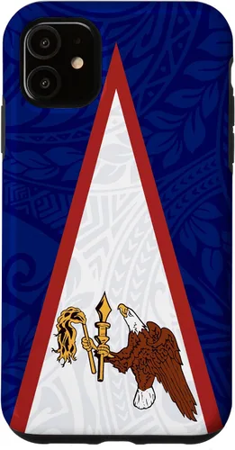 Vista 8 de Flag of American Samoa Phone Case Island Polynesian Samoan Case for iPhone 17
