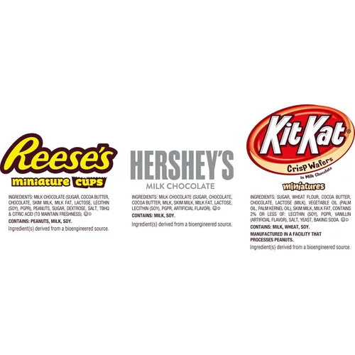 Vista 9 de Hershey's, Kit Kat, & Reese´s Paquete variado de chocolates a granel para el Día de San Valentín