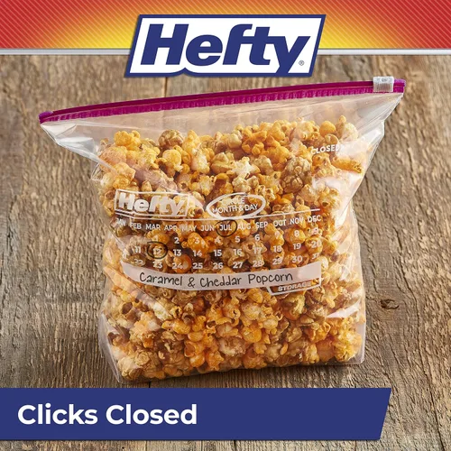 Vista 6 de Hefty Slider - Bolsas de almacenamiento para calendario, tamaño de galón, 30 unidades (paquete de 4), 120 en total