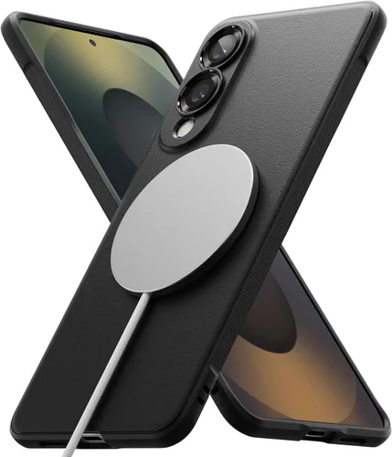 Vista 18 de Ringke Onyx Funda para Samsung Galaxy S24 FE [compatible con MagSafe] resistente al aceite y a la suciedad, protección mejorada del lente