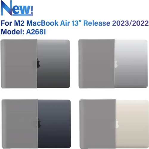 Vista 32 de IBENZER Funda para MacBook Air de 13 pulgadas 2026 2025 2024 2023 2022 M4 A3240 M3 A3113 M2 A2681, funda rígida con cubierta de teclado ScreenFilm