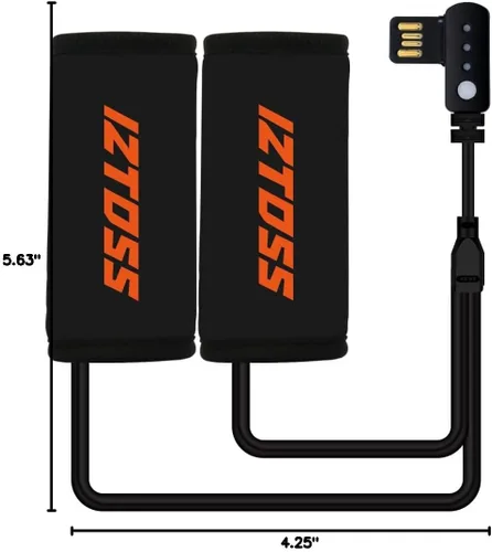 Vista 6 de Manguitos de manillar con calefacción USB para motocicleta, simple, fácil de usar, con calefacción de 3 engranajes para 7/8"-11/5", mango
