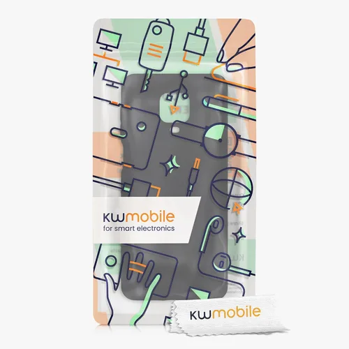 Vista 7 de kwmobile Funda compatible con Xiaomi Redmi Note 9S / 9 Pro / 9 Pro Max - Funda protectora de silicona TPU suave y delgada - Negro mate